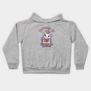 Powered by Unicorns and Calculus Kids Hoodie